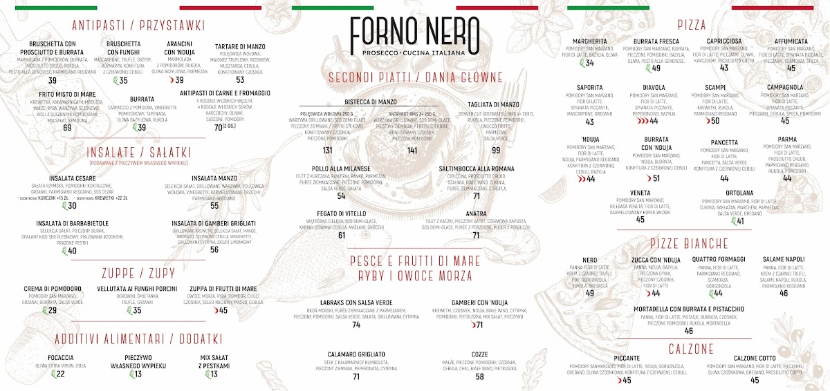 Menu Forno Nero - Cucina Italiana-2